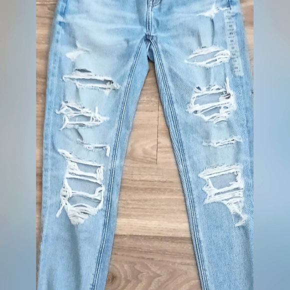 American EaglJeane Outfitters Stretch Mom eans Sz 00 24W - Picture 3 of 4
